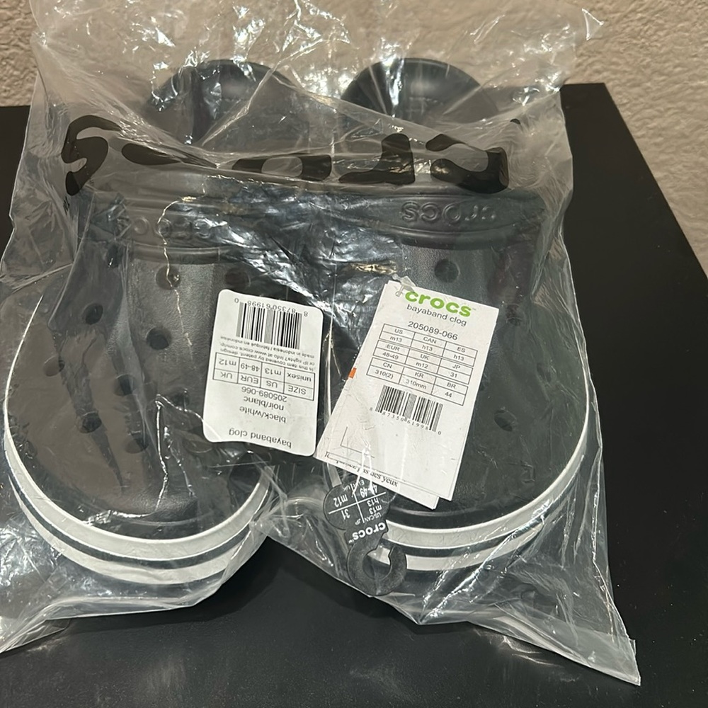Mens crocs size 13